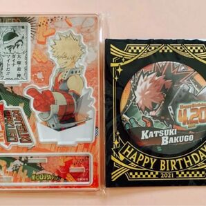 【新品未使用】僕のヒーローアカデミア ヒロアカ バースデー缶バッジ 名場面ジオラマ 爆豪勝己 爆豪 かっちゃん