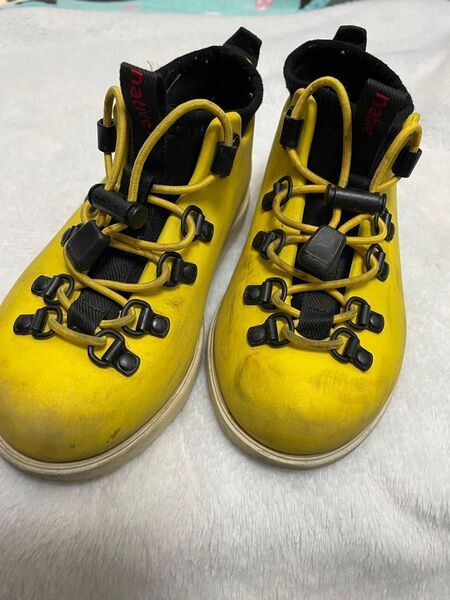訳あり品 ネイティブシューズ nativeshoes 黄色 16cm スニーカー