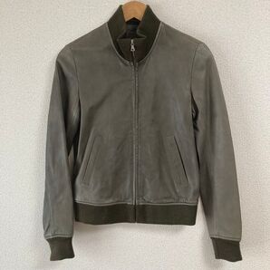Unknown London レザーブルゾン シングルライダース