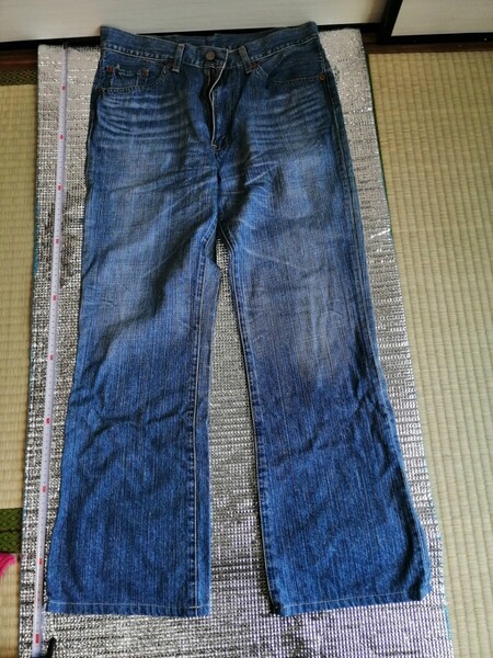 2 送料込 美品 デニムパンツ Levi''s 517-05 W33 L34 LEVI STRAUSS&CO J09A