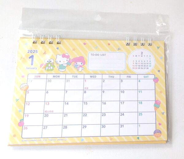 サンリオ キャラクターズ 卓上カレンダー 新品未開封 sanrio