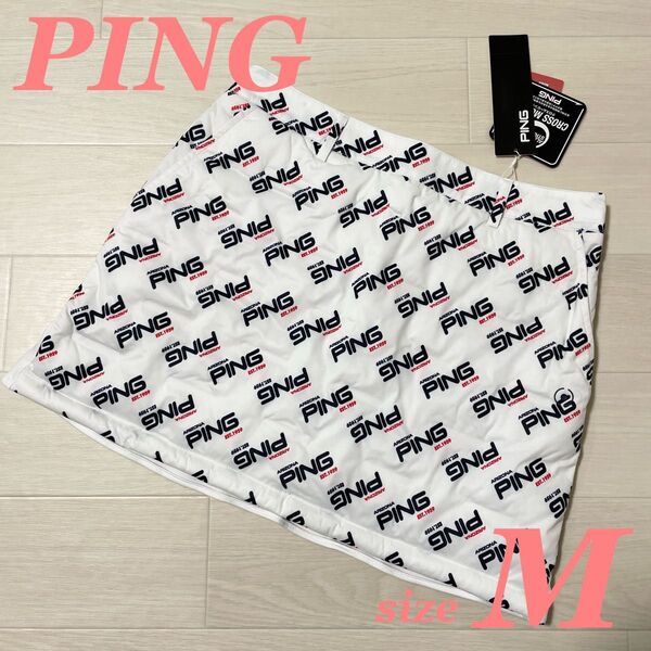 PING ダウン スカート ストレッチ 接結 中綿 レディス ゴルフ ピン