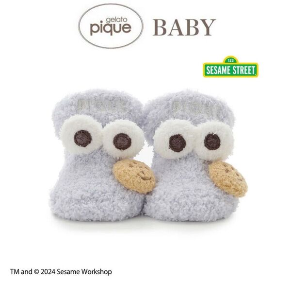 gelato pique ジェラートピケ (BABY) SESAME STREET クッキーモンスター ソックス 新品
