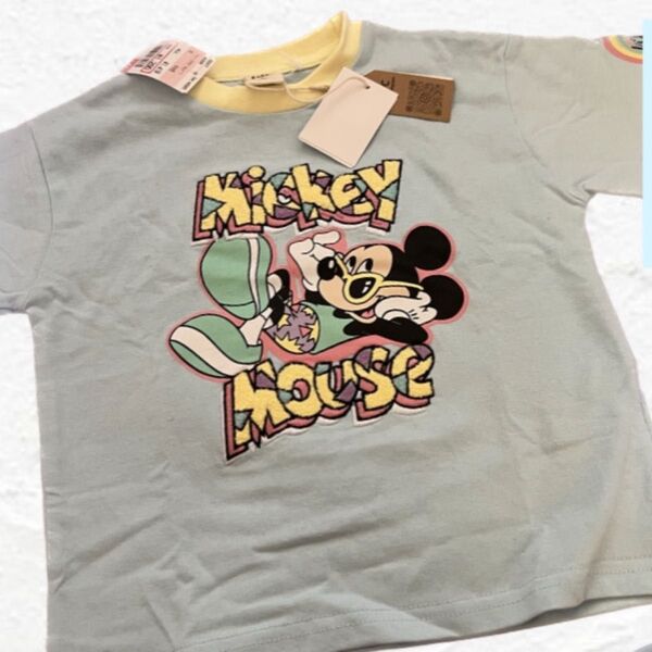 最終値下げ 新品タグ付き ミッキー 半袖Tシャツ