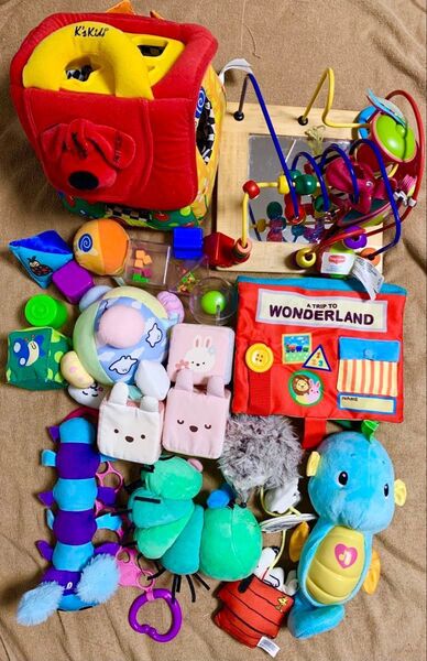 10点 おもちゃ ケーズキッズ シナぷしゅ ふわふわトーイ もちふわブロック クラッパ ハリネズミ スヌーピー タツノオトシゴ