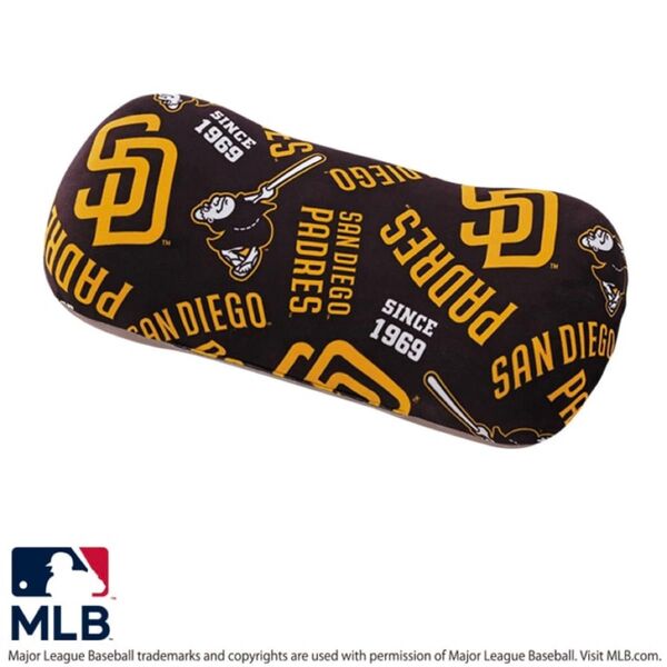 MLB公式 サンディエゴ・パドレス 腰当てクッション 野球観戦 応援グッズ 車内 インテリア
