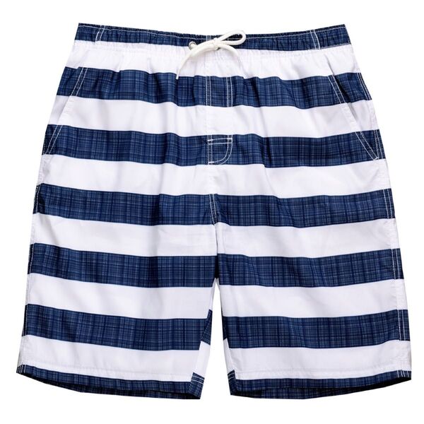メンズ水着☆サーフパンツ水着【ネイビーボーダーXL】新品