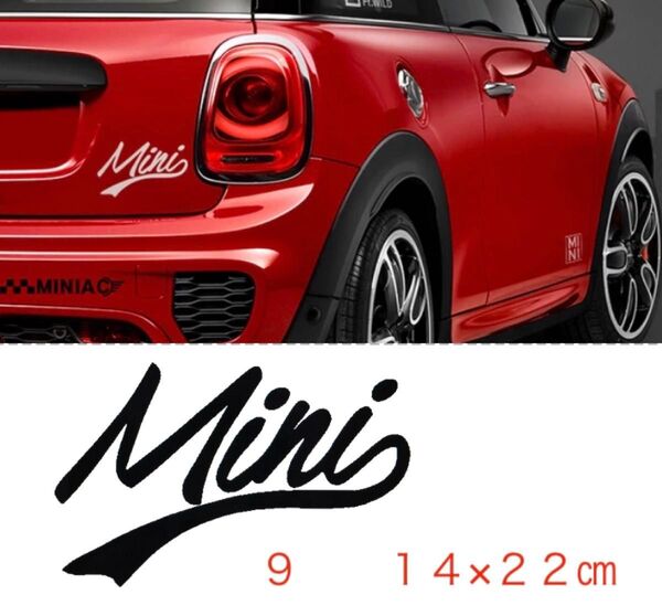9 送料無料★お洒落ステッカー ミニクーパー デカール 北欧スタイル スパイク君