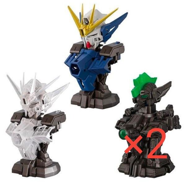 ガシャポン MSメカニカルバスト 08 ウイングガンダムゼロ EW 全3種+内部メカ ガチャ ガンダム