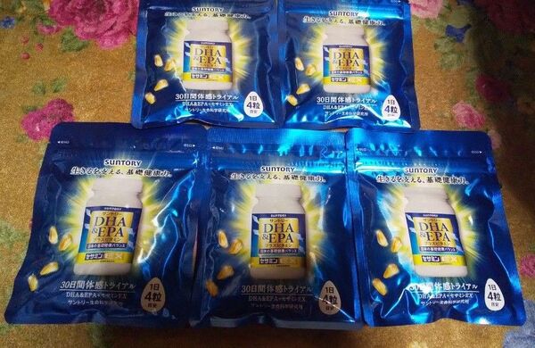 サントリー DHA&EPA+セサミンEX 30日分 120粒5袋セット
