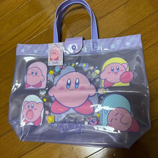 新品 星のカービィ プールバッグ 水着入れ ビニールバッグ