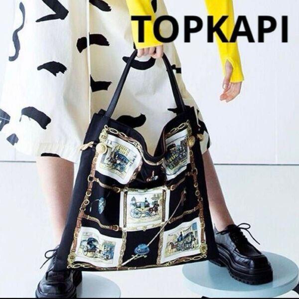TOPKAPI TREASURE マイルドサテン スカーフトートバッグ