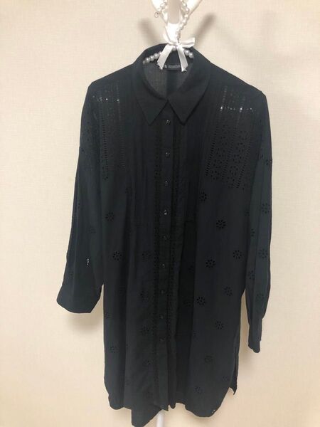 ZARA ロングシャツ