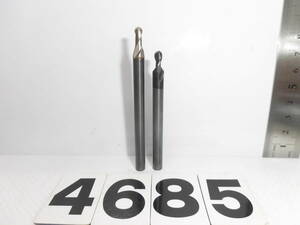 4685 Φ4 R2 超硬 ボールエンドミル 美品 ２本セット