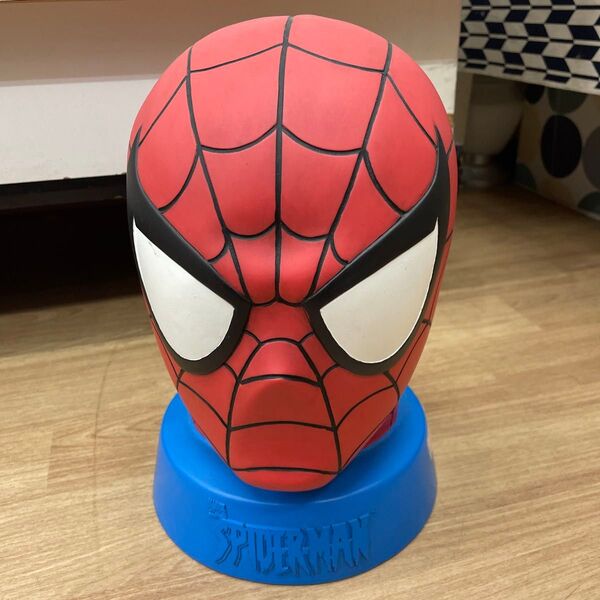 スパイダーマン 貯金箱 MARVEL マーベル ソフビ 大きい フィギュア フェイスフィギュア