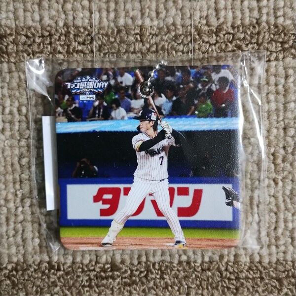 東京ヤクルトスワローズ #7 長岡秀樹 選手 スクエア フォトチャーム