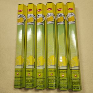 インドお香 爽やかな香りの定番 LEMON 6こセット