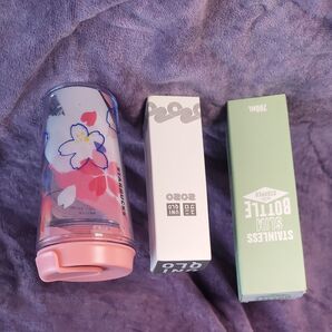スターバックス 桜柄タンブラー 小型水筒 まとめて
