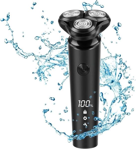 シェーバー メンズ 電気シェーバー 髭剃り 電動シェーバー 回転式 2段階調節