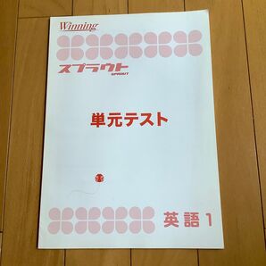 中1 英語 ウイニング スプラウト 単元テスト 解答付き