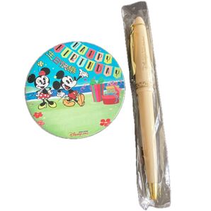 香港ディズニーホテル 誕生日バッジ&ポールペン 非売品
