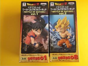 数2 超サイヤ人孫悟空 ドラゴンボールZ コレクタブルフィギュア BATTLE OF SAIYANS 1& vol.2 孫悟空 2種セット