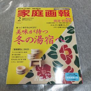 プレミアムライト版 家庭画報 2025年2月号世界文化社 美味が待つ冬の湯宿へ