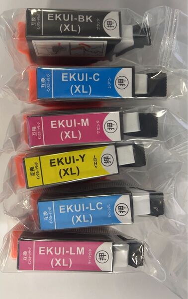 KUI-6CL-L 増量 6個自由選択 エプソン 用 互換 インクカードリッジ