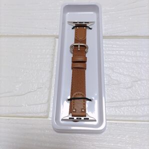 Apple Watch バンド Ultra 42/44/45mm ウォッチバンド ベルト ブラウン
