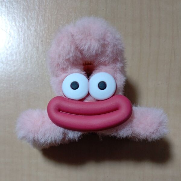 ソーセージリップモンスター ヘアクリップ バレッタ ピンク