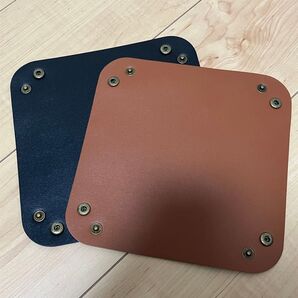 新品 革製トレイ 2枚セット 合成皮革 手巻きタバコ パイプのシャグ詰め