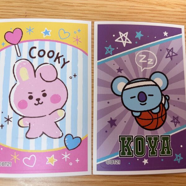 BT21ステッカーシール