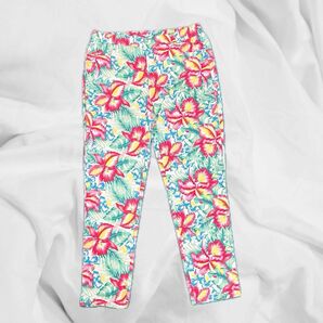 229【C★T】ハイビスカス柄 レギンスパンツ