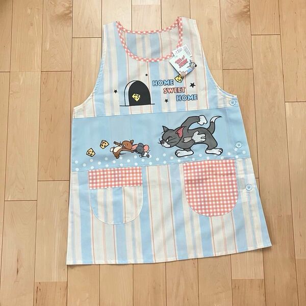 新品タグ付き トムとジェリー エプロン M〜L