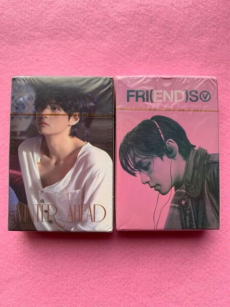 BTS テテ WINTER AHEAD&FR(END)S レーザー&ノーマルカード2種セット テヒョンVbts 防弾少年団