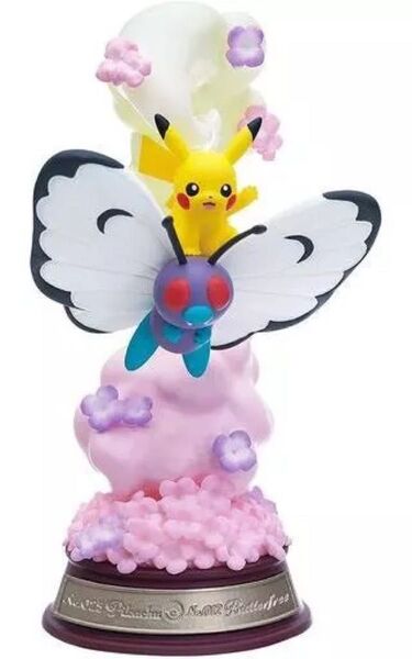 トレーディングフィギュア 1.ピカチュウ&バタフリー 「ポケットモンスター SWING VIGNETTE Collection」