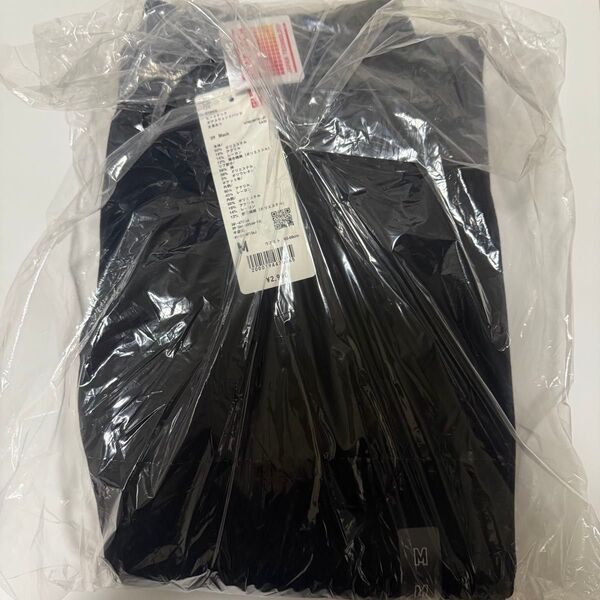 【新品タグ付】ユニクロ ヒートテックボアスウェットパンツ 丈長め M ブラック