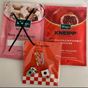 スタバ 福袋 ピンバッジ クナイプ 2点セット