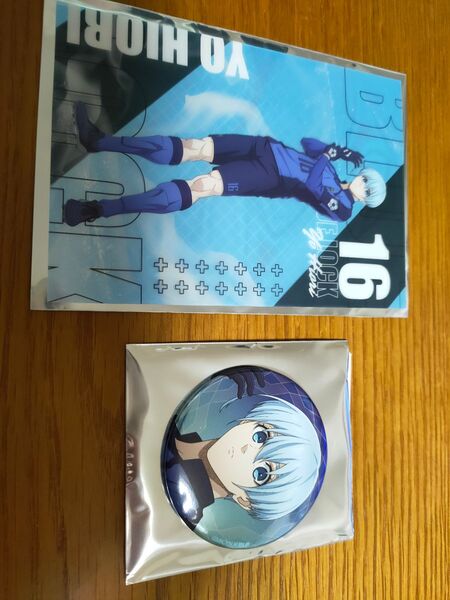 ブルーロック 氷織 羊 クリアシート+バッジ