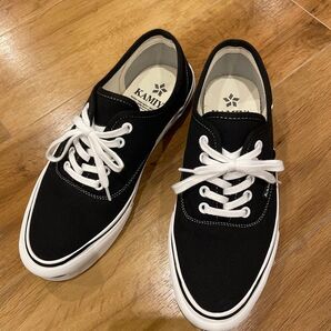 KAMIYA キャンバススニーカー ブラック