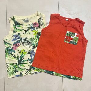 タンクトップ 2枚セット 90