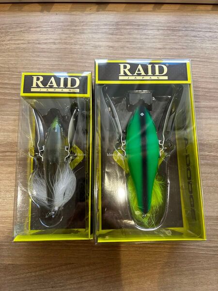(14)レイドジャパン ダッジ オトリ デカダッジ シマナシタイガー 新品未開封 ※箱に若干潰れあり RAIDJAPAN