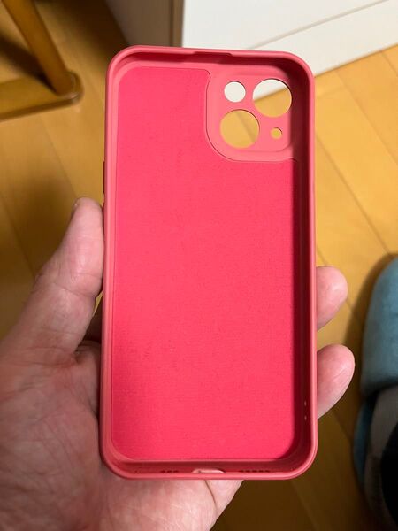 iPhone13 14 シリコン スマホケース ピンク