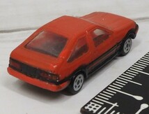 カプセル トミカ【トヨタ スプリンター トレノAE86赤レッド】プラ製ミニカー■TOMYトミーYUJINユージン【中古・本体のみ】送料込_画像2