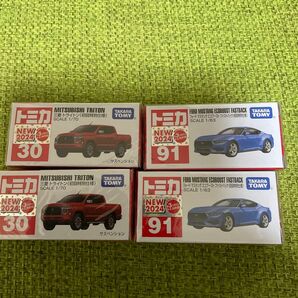 トミカ No.91 フォード マスタング エコブースト ファストバック (初回特別仕様)他3台