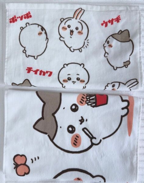 イトーヨーカ堂×ちいかわ ポッポコラボ ポッポ フェイスタオル 二点セット