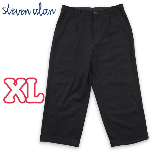 スティーブンアラン steven alan スーパーバギーテーパードウールパンツ