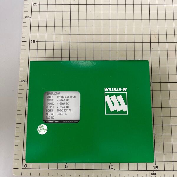 M-SYSTEM 信号変換器 品番M2SBS-AAA-M2/N 新品 未開封 入力4~20mA DC×2、出力4~20mA DC