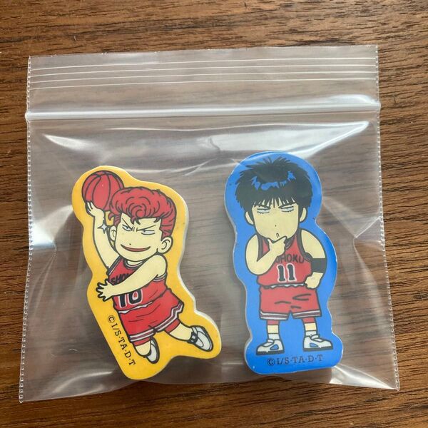 【未使用】【当時もの】消しゴム スラムダンク slamdunk 桜木花道 流川楓 2つセット