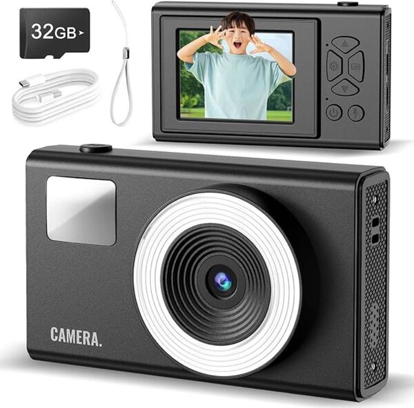 デジタルカメラ 4K コンパクトカメラ 動画撮影 オートフォーカス デジカメ 4400万画素